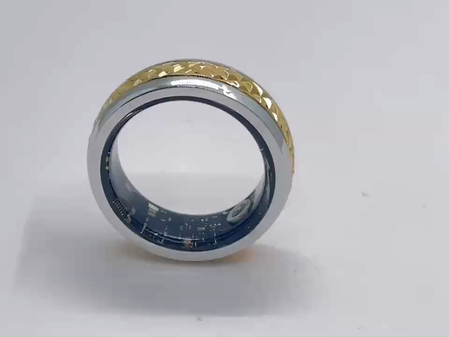 KR2 Smart Ring with Sleep music Stress Smart Ring for phoneSmart Photo Taking Video Swiping Music Playback