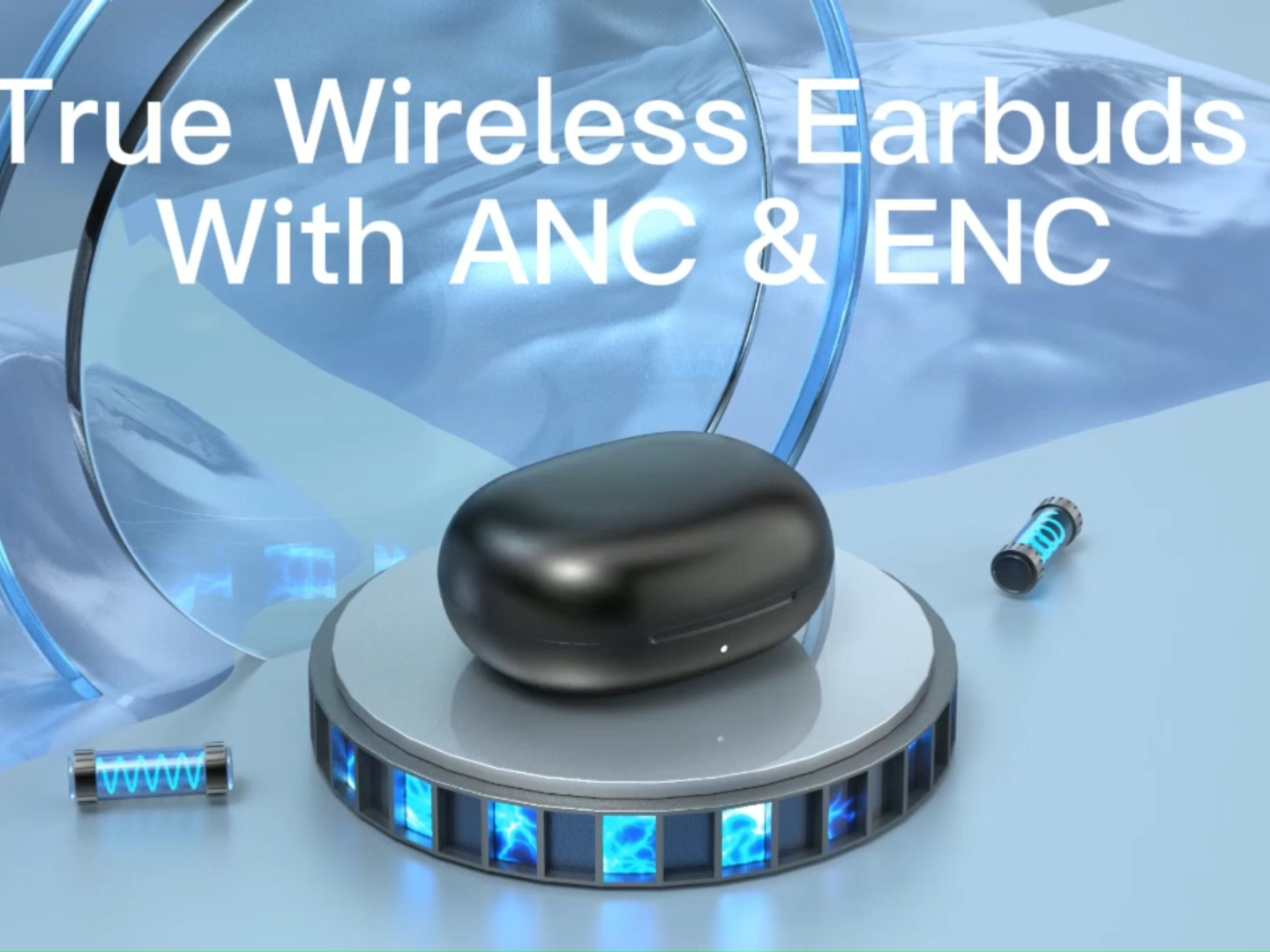 Neue Technologie 2025 Noise Cancelling Stereo Audio Ohrhörer Wasserdichte TWS ANC Ohrstöpsel