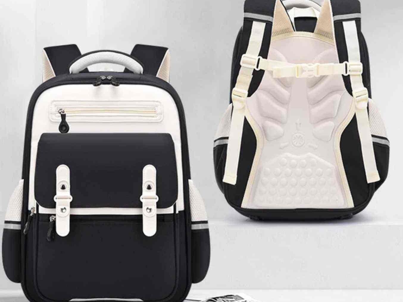 Lightweight Oxford Cloth Elementary School Student Backpack College Style Double Shoulder Strap Logo Children's and Customized