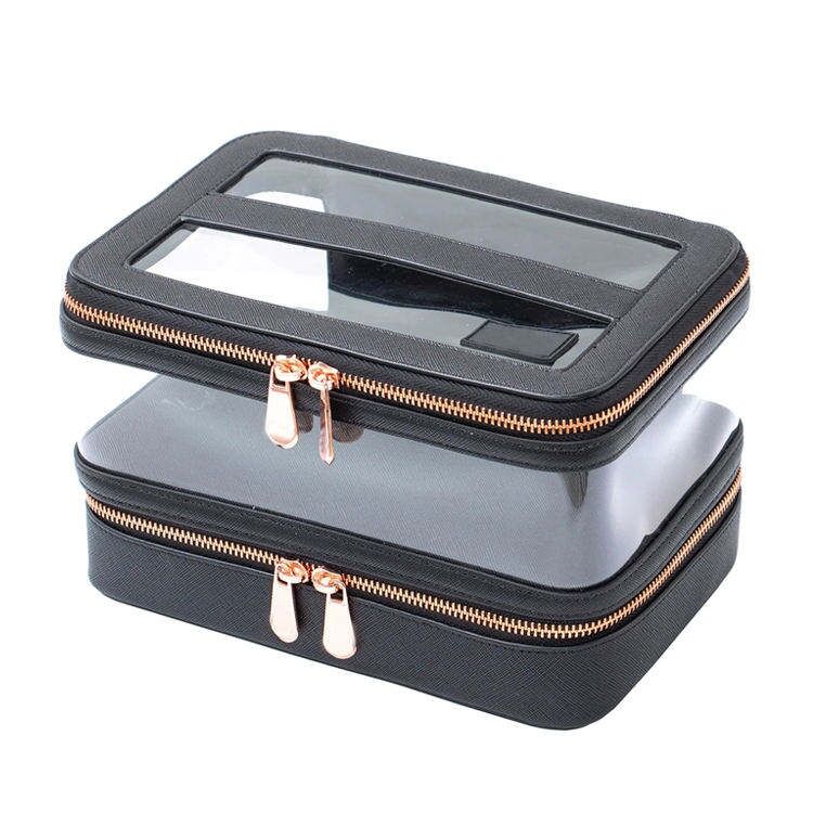 Waterproof PVC Cosmetic Bags Pink Makeup Organizer Bag Travel Toilet Travel Pouch Kit Colorful Clear Makeup Bags