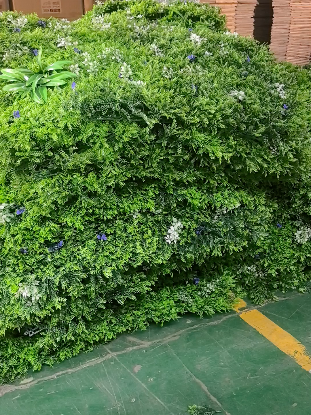 Precio de fábrica paneles al aire libre valla de hierba pared de planta artificial al por mayor pared verde artificial panel de pared de hierba seto artificial