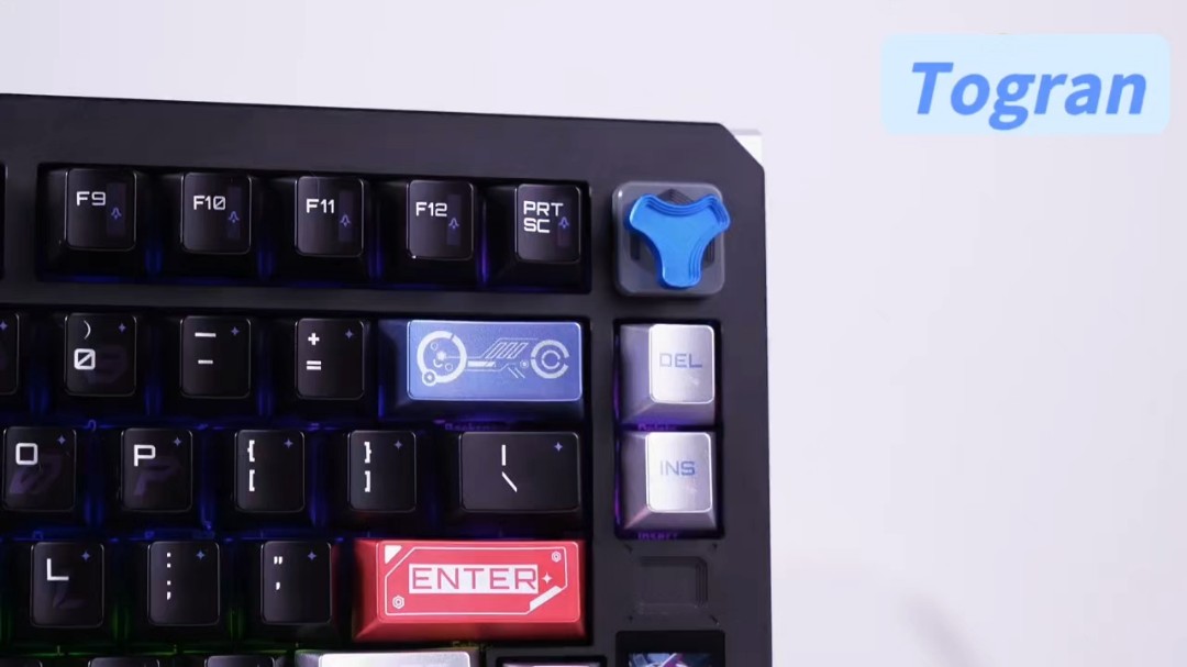 لوحة مفاتيح Togran TK52J من ألياف الكربون + مفتاح مغناطيسي Starblade مدمج TMR + حشية + إضاءة خلفية RGB + برنامج تشغيل الويب + OEM