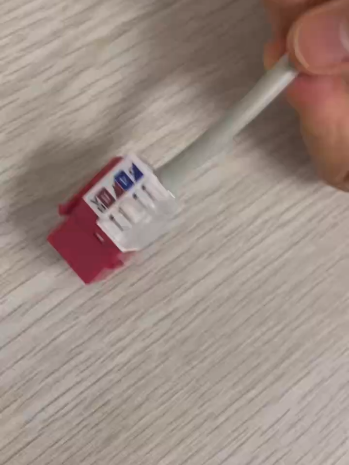 مقبس كيستون CAT6 UTP بألوان مختلفة - موصل RJ45 لشبكات البيع بالجملة