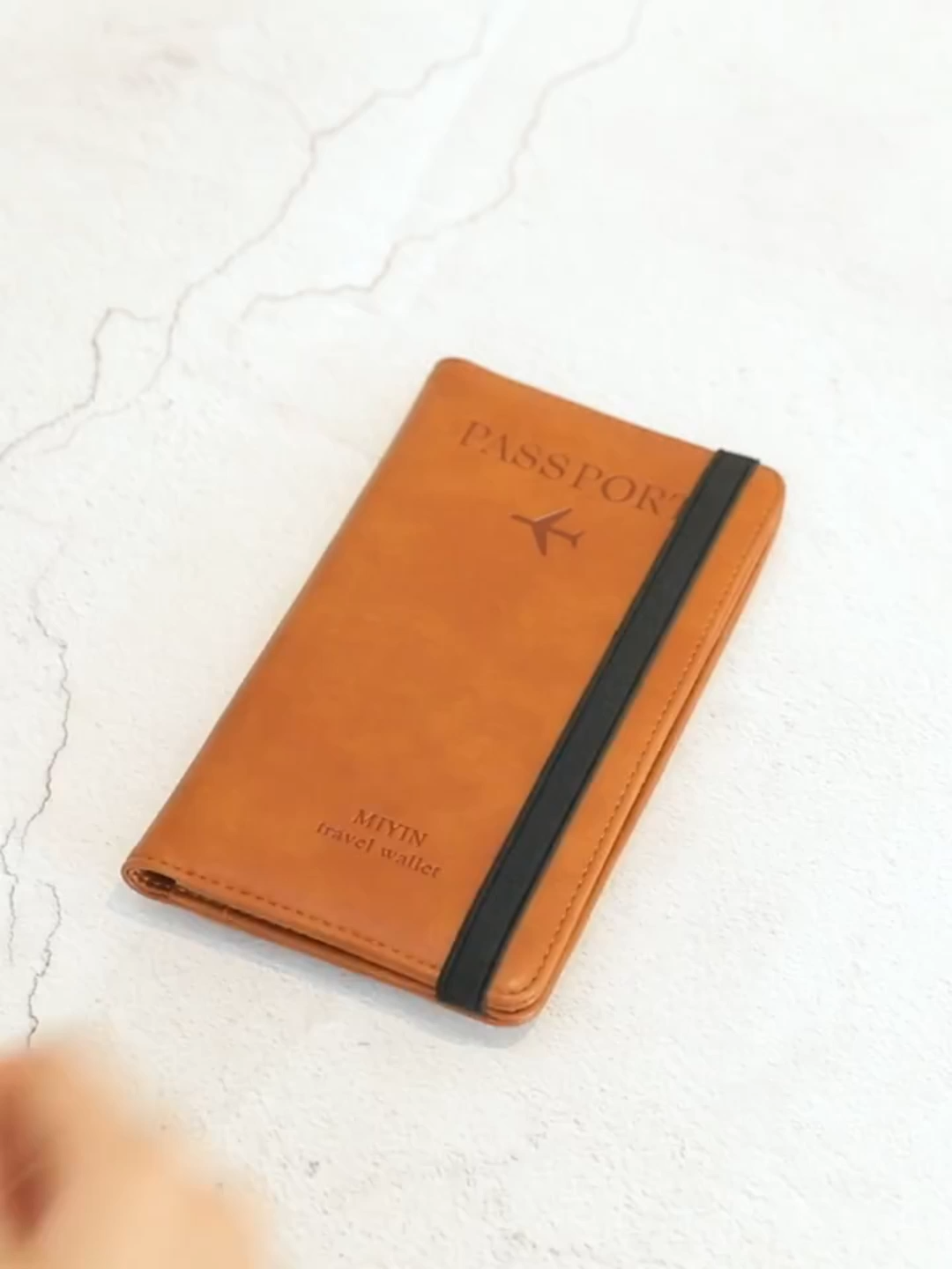 Funda tipo libro con soporte de mano en cuero PU para Samsung Galaxy Tab A 10.1 T580