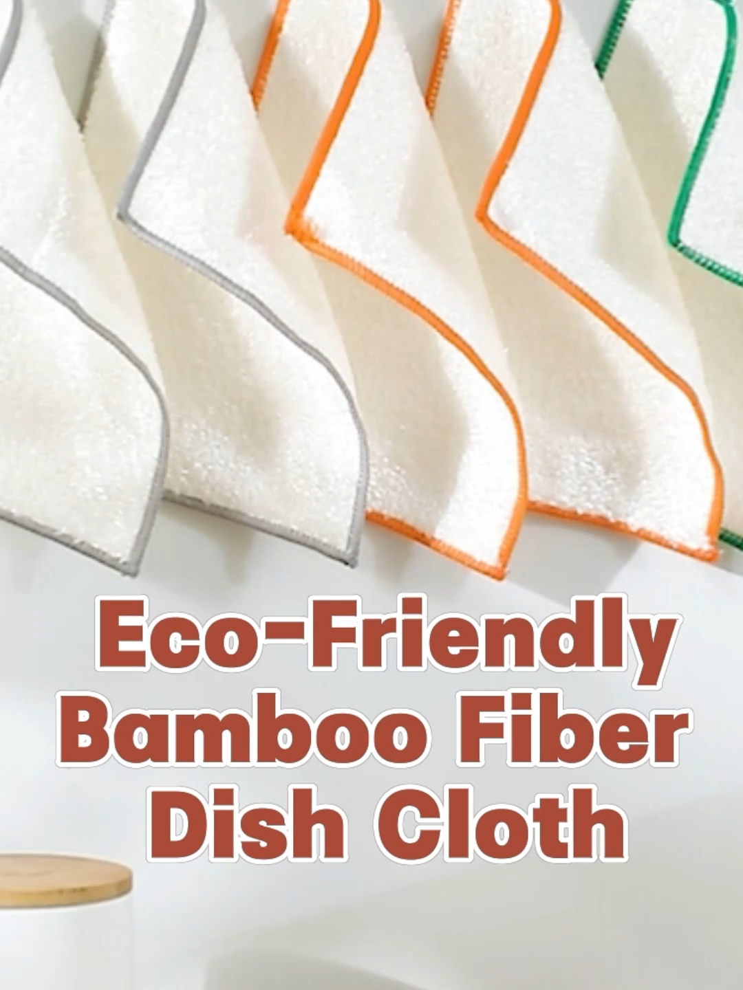 Großhandel Bambusfaser Reinigungstuch Geschirrtuch Antihaftöl für Küchenreinigung Schwämme 23*18cm