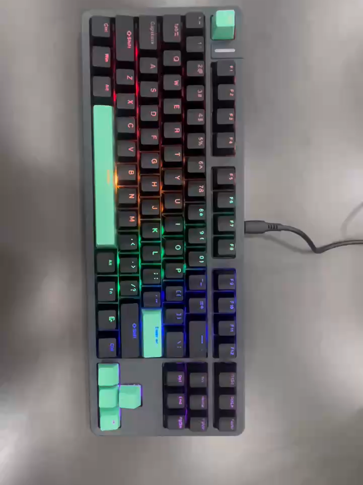 Clavier mécanique haut de gamme 87 touches MK 0218 - Performance et durabilité pour professionnels et gamers