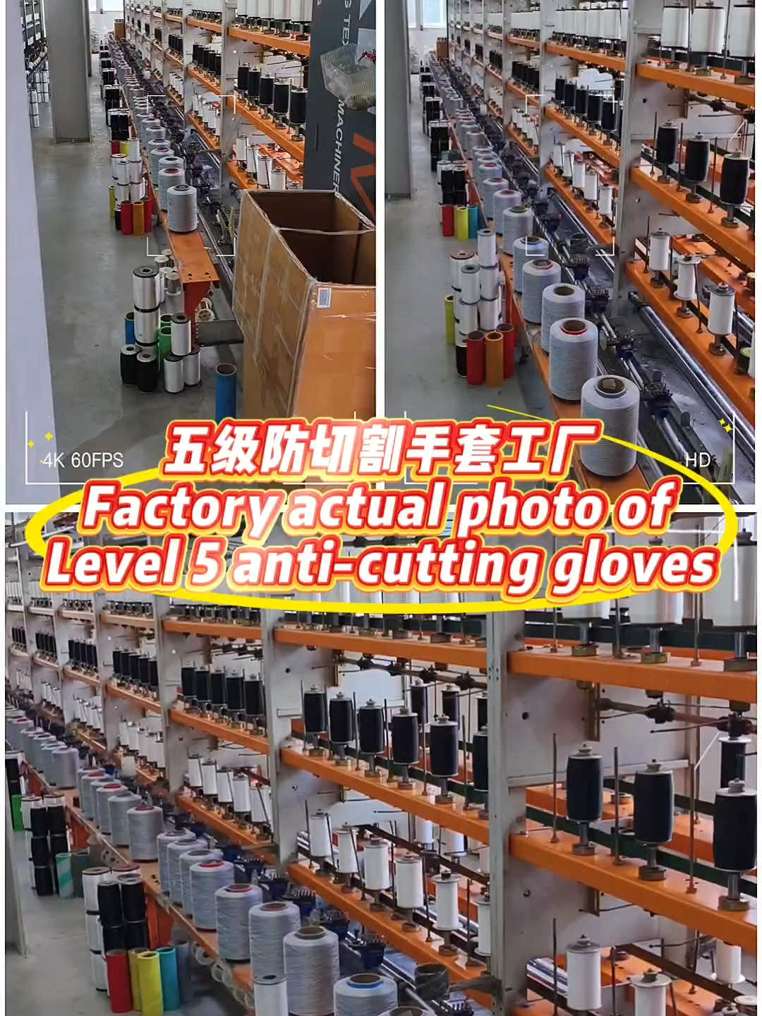 Hochwertige, doppelt beschichtete Schnittschutzhandschuhe, Level 5, rutschfest, Anti-Schnitt, Vollhand-Latexbeschichtung, Sicherheitshandschuhe