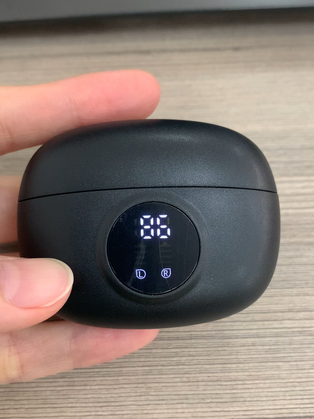 Leichte True Wireless Stereo Ohrhörer mit ANC, Bluetooth 5.2 Digitalanzeige für Sport und täglichen Gebrauch