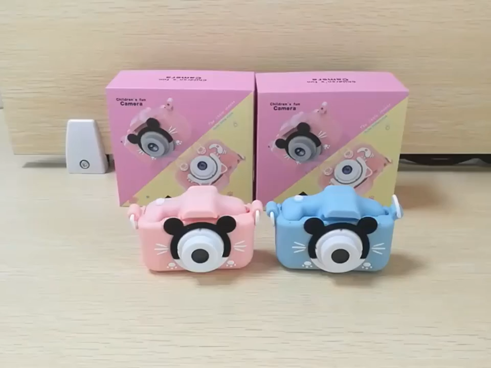 ODM Children's Mini Camera with 1080P HD & 2 Inch Screen,Safe Toddler Digital Toy Camera, Music Player + Fun Games, Gift for Boy