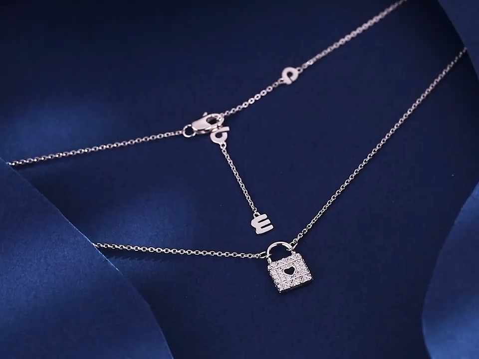 SISSLIA Zirconia Crystal Necklace Geometric Rectangular Circle Gold Plated Jewelry Shiny Diamond Charm Necklace