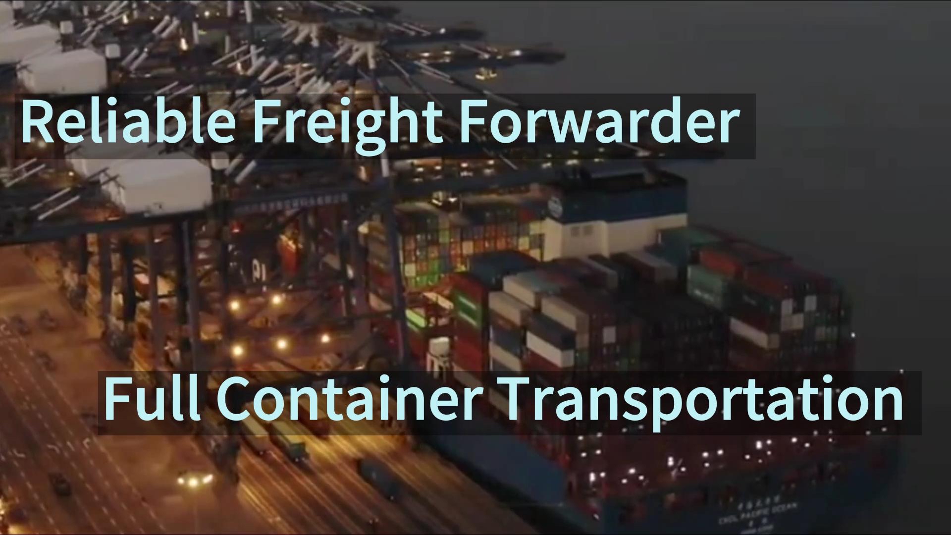 Glaubwürdiger weltweiter maritimer Spezialist von Dalian Fuzhou China nach Kanada Saint John 20GP 40HQ FCL LCL DDP Global Shipping Firm