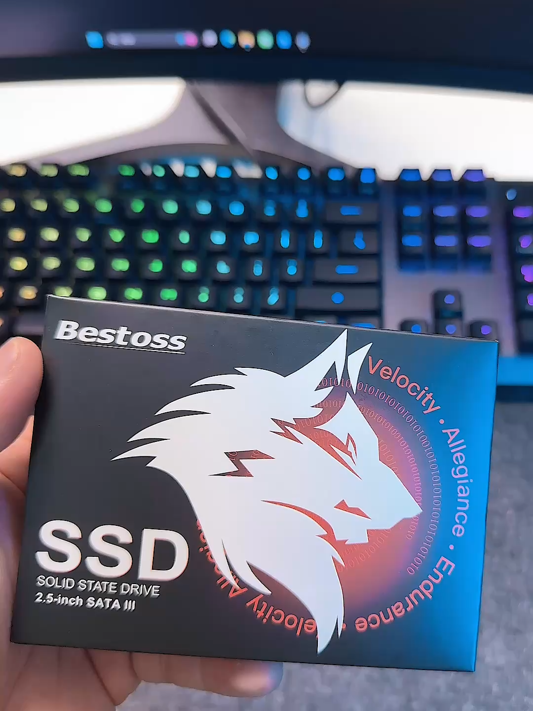 Bestoss 2.5 SSD Disque Interne 128GB 256GB 512GB 1TB 2TB SSD Disque Dur pour Ordinateur Portable de Bureau pour LOGO et Emballage Personnalisés