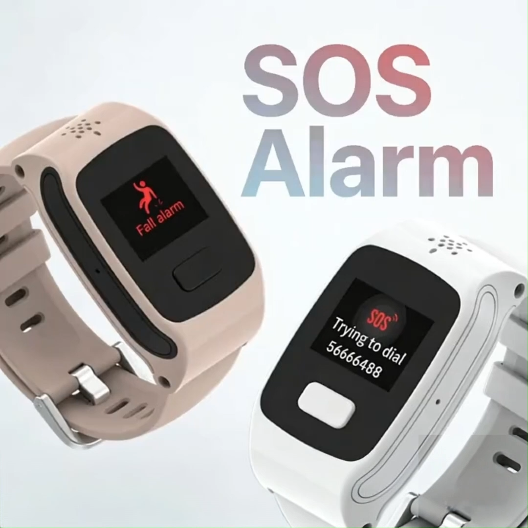 Reloj Inteligente 4G Exclusivo Patentado para Cuidado de la Salud, SOS con un Solo Toque, Monitor de Frecuencia Cardíaca Remoto Fácil de Operar para Personas Mayores