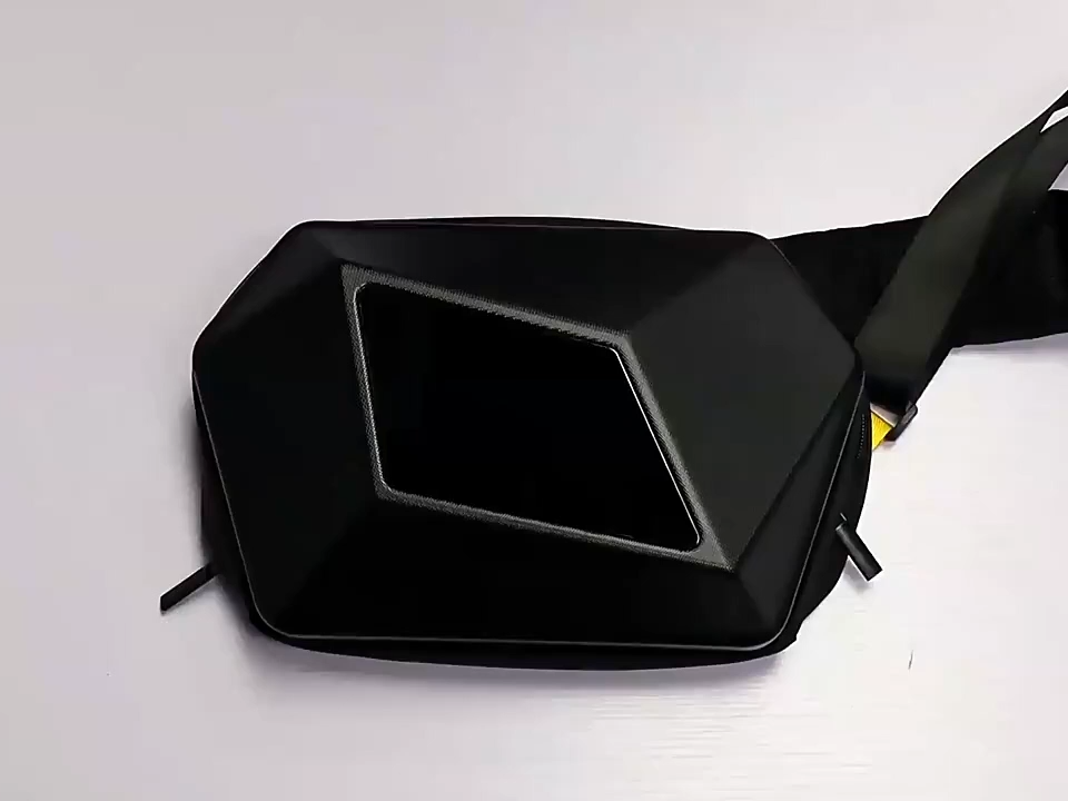 Grosir 2024 Tas Pinggang LED Ransel Mata LED untuk Pengendara Sepeda Motor Ransel Tampilan Mata LED Dinamis
