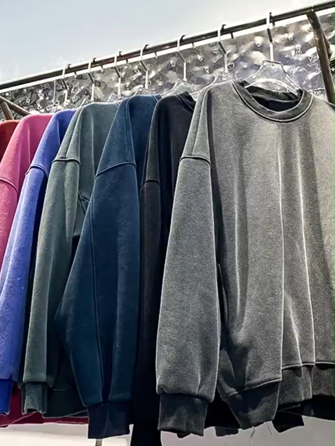 Wholesale Long Sleeve Men Crew Neck Hoodie Custom 3D Silicone Letter Printing Stand Collar Waffle Polo Sweatshirt