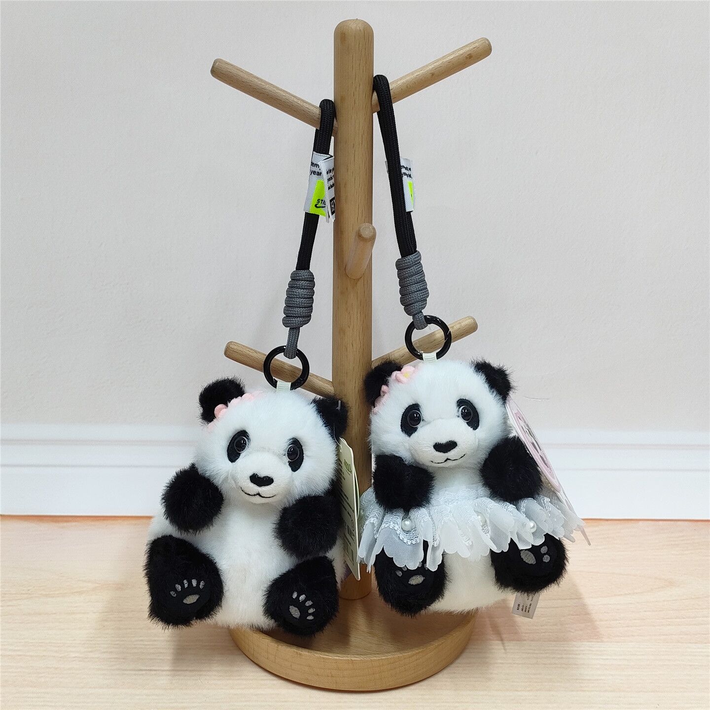 Sitting cute koala stuffed animal plush keychains bag pendants