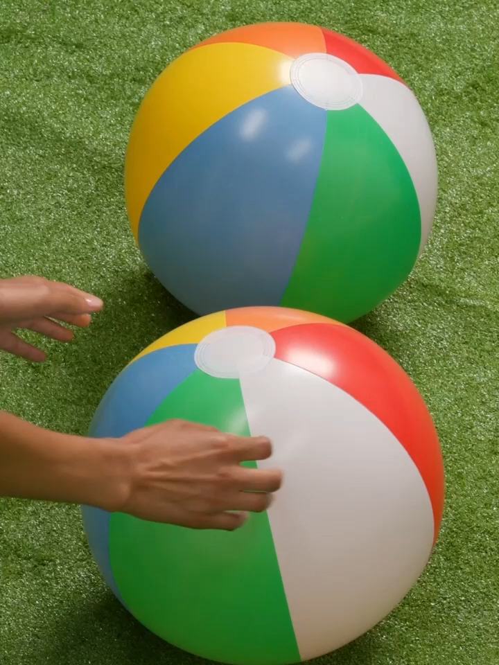 Maßgeschneiderte Unisex PVC-Aufblasbare Strandball - Riesige bunte Ballons mit Logoaufdruck (Groß, Mittel, Klein) - Fabrik für aufblasbare Spielzeuge