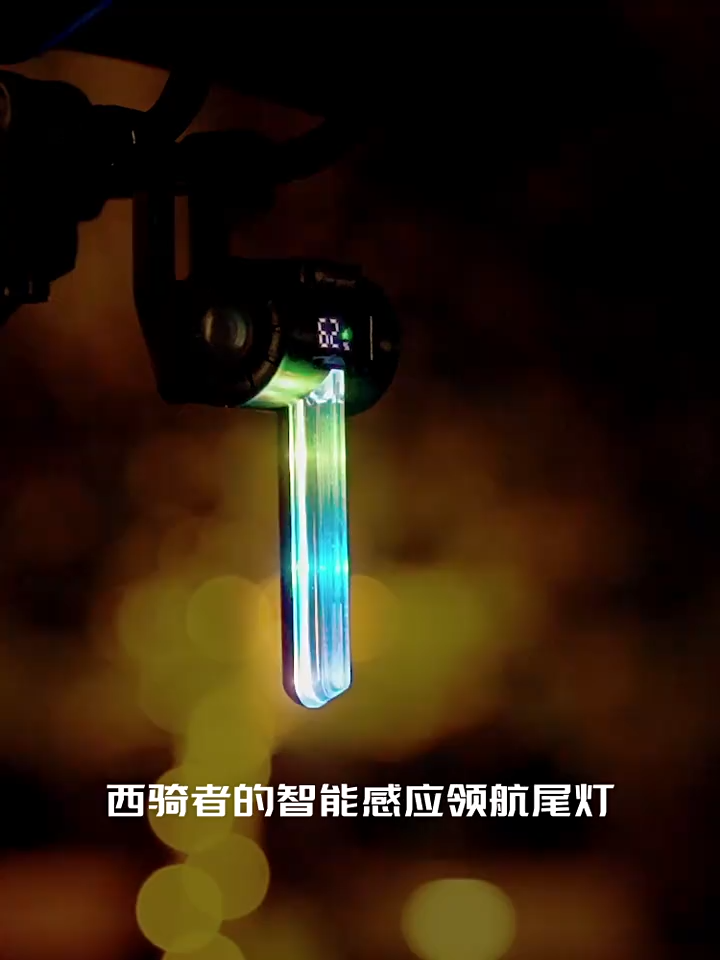 StVZO-konforme Fahrradrückleuchte mit intelligenter Bremsfunktion, Typ-C-aufladbar, verbesserte Sichtbarkeit für Nachtfahrten