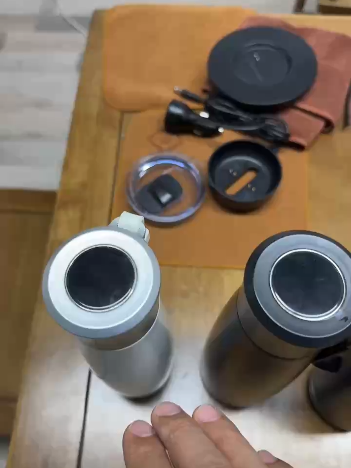 Gobelet isotherme à stérilisation UV, tasse autonettoyante avec affichage tactile intelligent de la température, bouteille d'eau en acier inoxydable 316