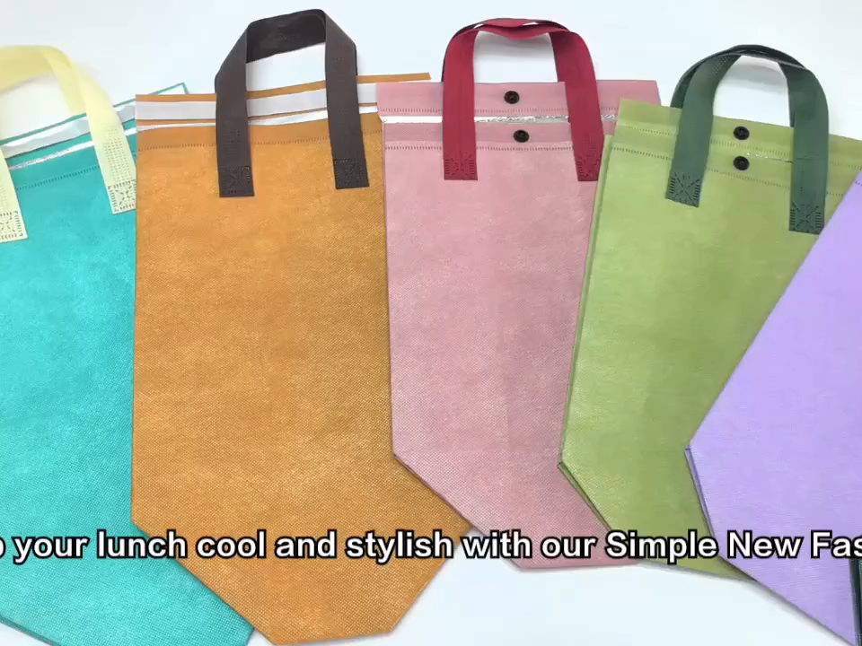Sac Isotherme Réutilisable Promotionnel avec Logo Personnalisé en Gros, Sac Frais Isotherme Non Tissé Isolé pour Aliments