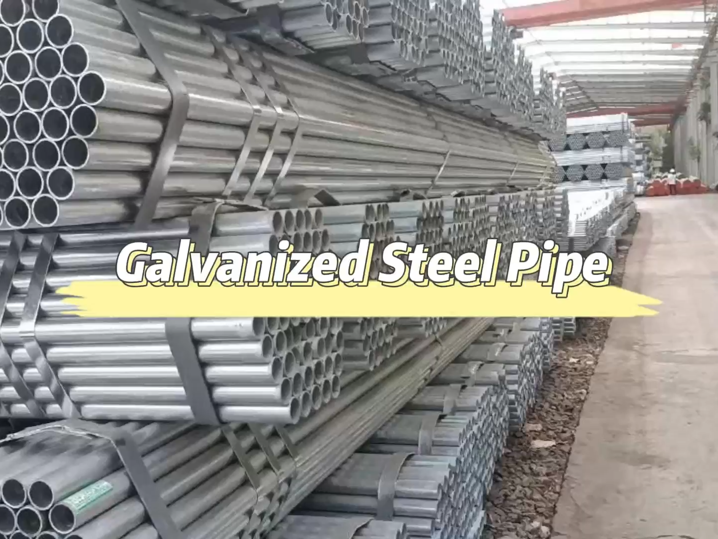 Galvanized steel welded pipe Q195 Q235 galvanized steel round pipe