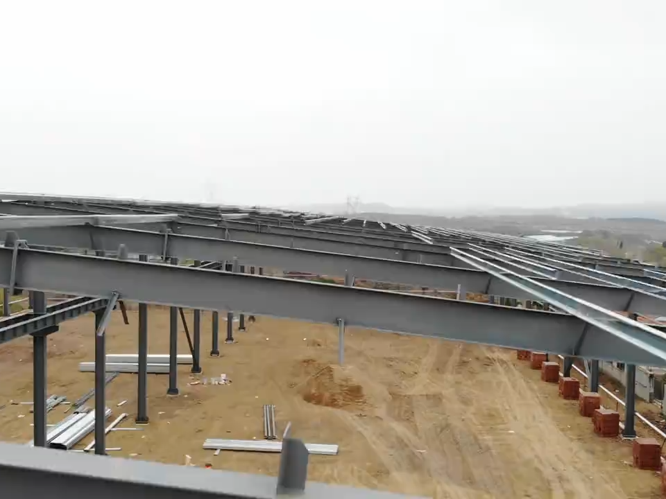 Corrosion-Resistant Steel Warehouse Building - Weather-Proof Industrial Storage Steel Structure