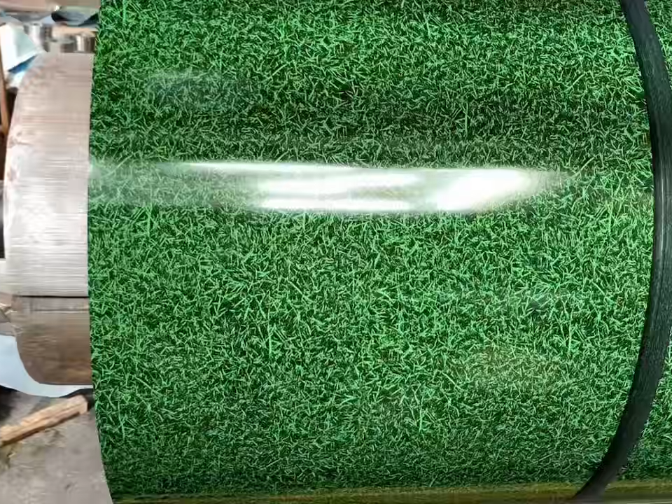 Printed color coated steel coils