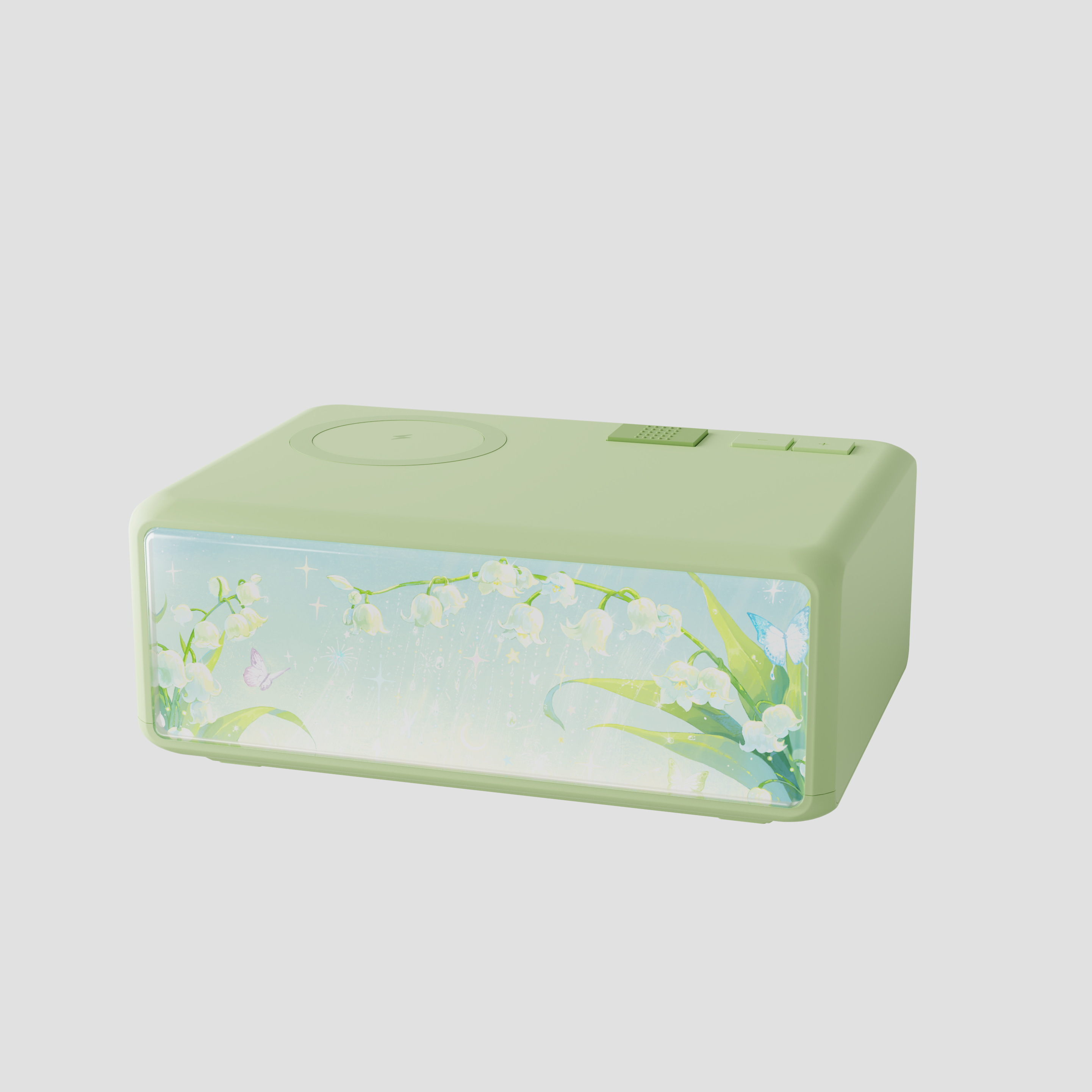 3D Surround Stereo Bluetooth Lautsprecher | Akustiktechnologie, HD-Lichtmalerei-Display, 15W Reverse Phone Charging