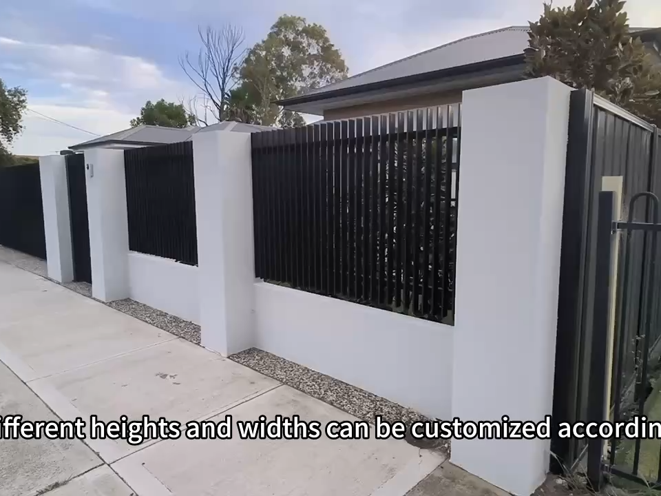Paneles de Valla de Aluminio con Lamas Verticales/Cuchilla para Jardín con Precio de Fábrica y Alta Demanda - Valla de Lamas