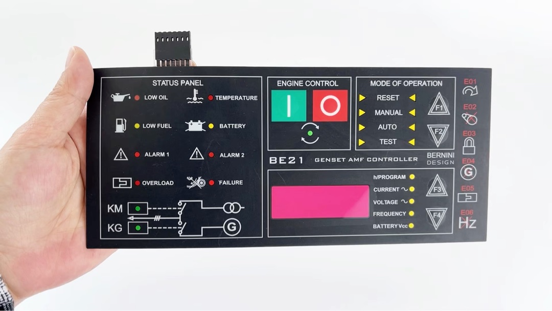 Claviers à membrane étanches personnalisés, longue durée de vie avec panneaux de boutons à membrane