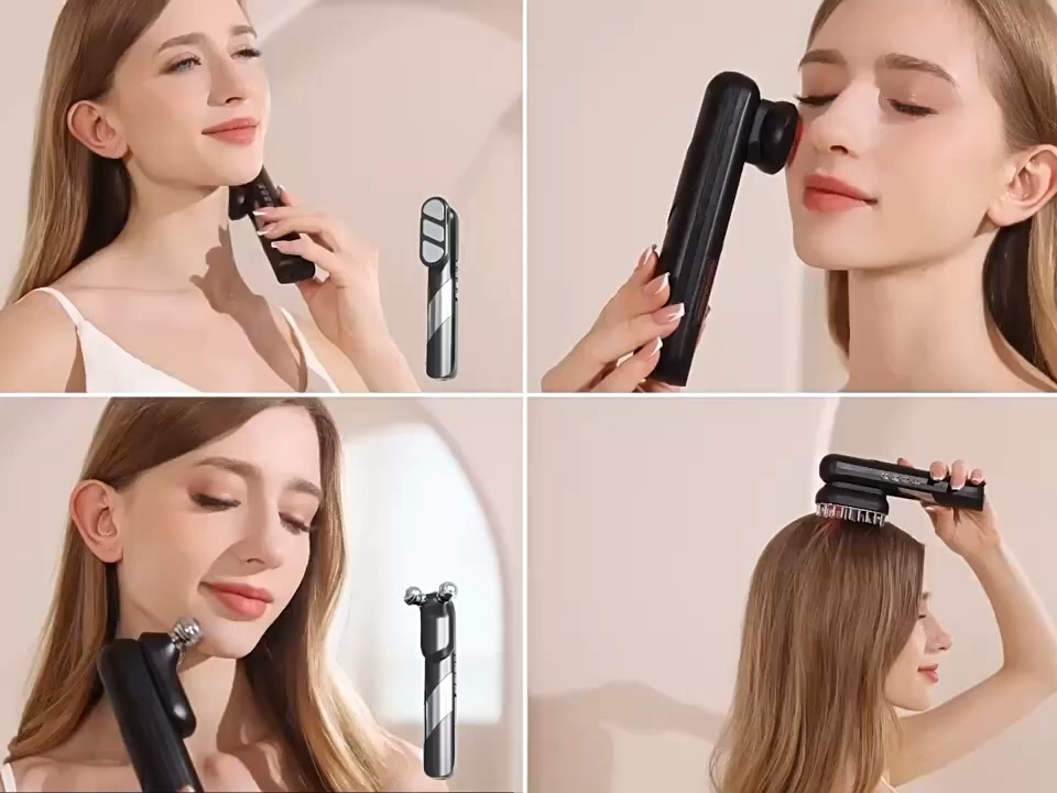 Bequem zu bedienender Bürsten-Lockenstab-Styler, Haarglättungskamm mit negativen Ionen und intelligenter Temperaturregelung, Hochgeschwindigkeits-Haartrockner