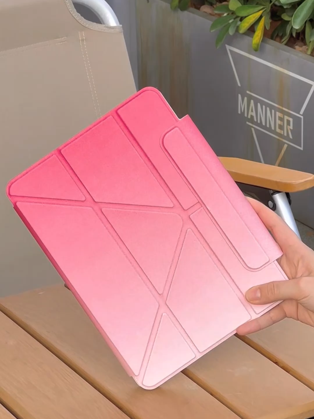 IFacemall Good Quality Rotatable Detachable Magnetic Tablet Case with Sliding Function for iPad 10th gen/iPad A16 2025