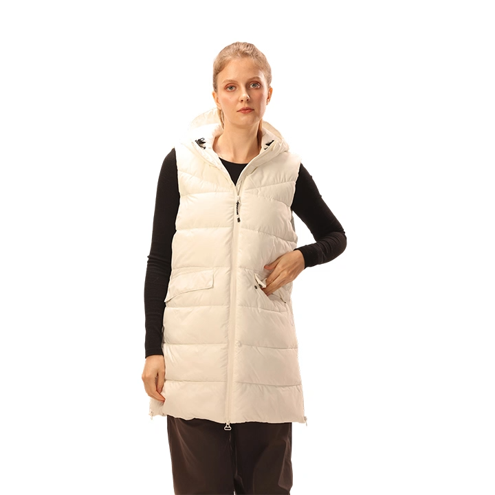 Doudoune de sport hiver homme et femme, chaude pour l'extérieur, légère, amincissante, col montant