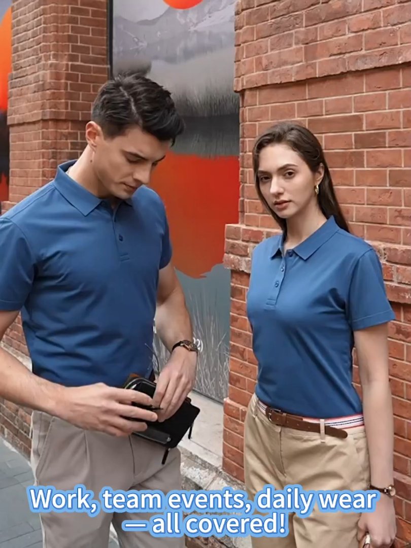 Wholesale Men's Golf Shirts Polyester Quick Dry Polo Shirts Moisture Wicking Golf Polo Shirts for Men
