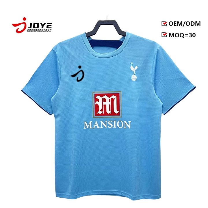 Kaos latihan sepak bola anak-anak, layanan logo OEM, pemotongan otomatis