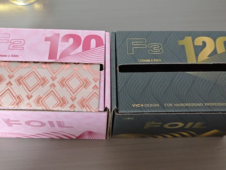 Direkt vom Hersteller: 127mmx50/100m Haarfolienrollen, vorgeschnitten, weich geprägt für Strähnchen