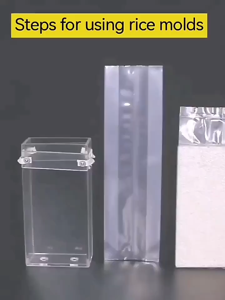 Clear Heavy Duty Heat Seal Rice Brick Vacuum Bag Flat Bottom Smell Proof Nylon Plastic Food Storage Bag For Grains beans flour
