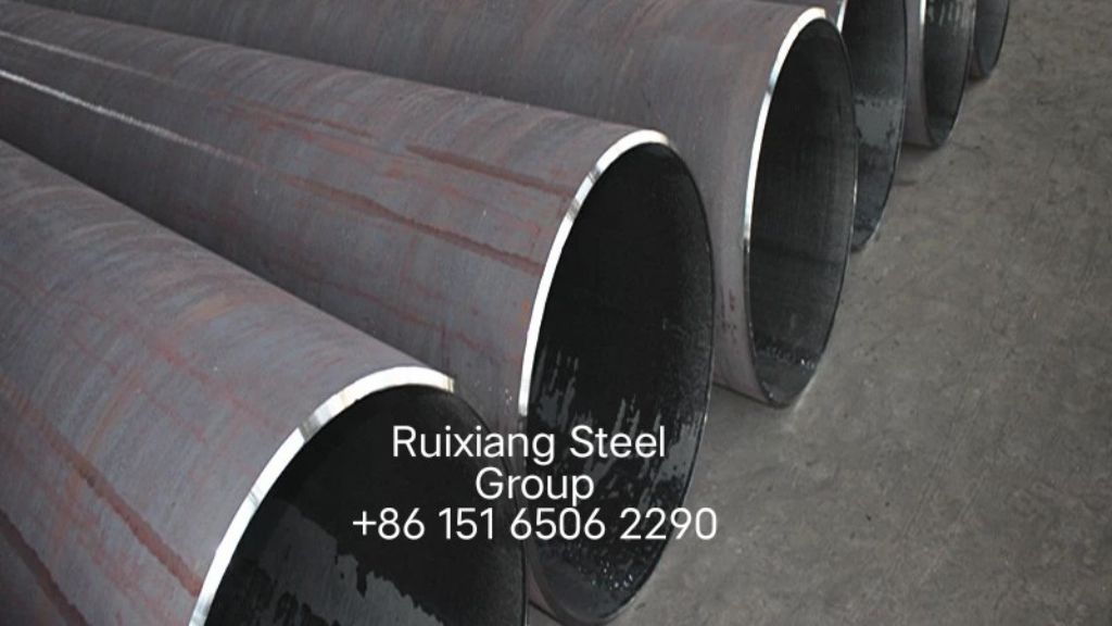 Usine Chinoise Tubes en Acier ERW de Haute Qualité, Tubes en Acier au Carbone Sans Soudure, Tuyaux en Acier Noir pour Adduction d'Eau/Pétrole/Gaz en Gros