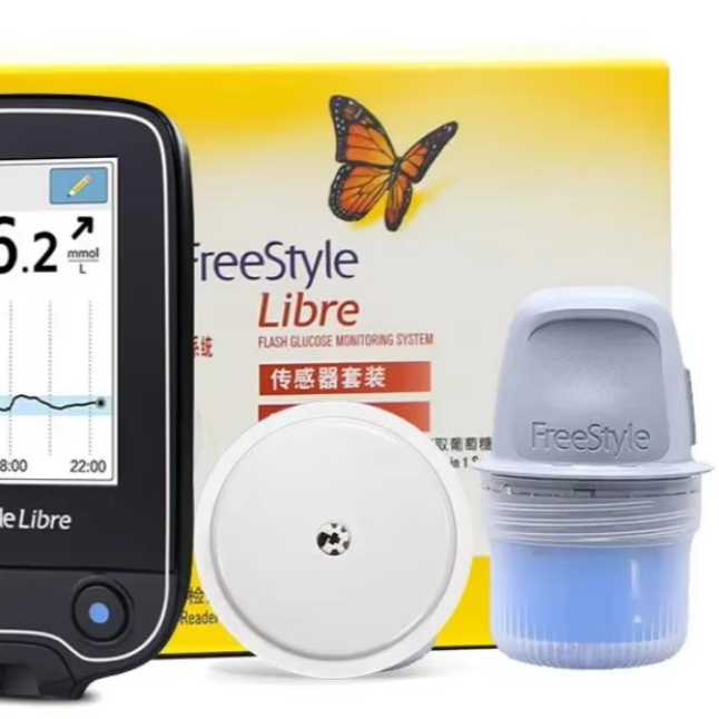 Lecteur et scanner de capteur de glycémie Freestyle Libre en temps réel 24 heures sur 24 de haute qualité sans diabète