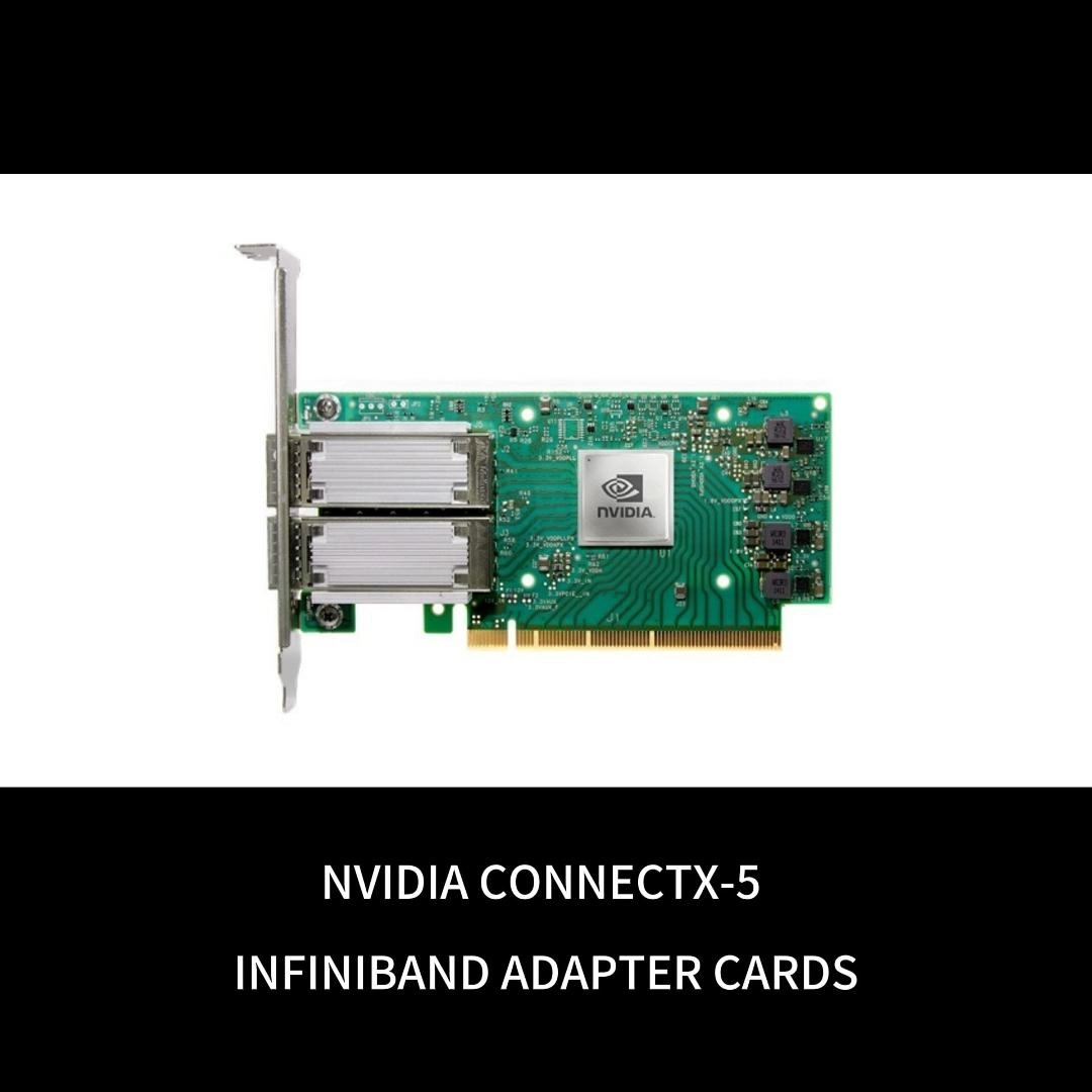 بطاقة شبكة Mellanox ConnectX-6 MCX623106AN-CDAT عالية الأداء، منفذ مزدوج، 100G QSFP28، PCIe 4.0 للحوسبة عالية الأداء والذكاء الاصطناعي والحوسبة السحابية