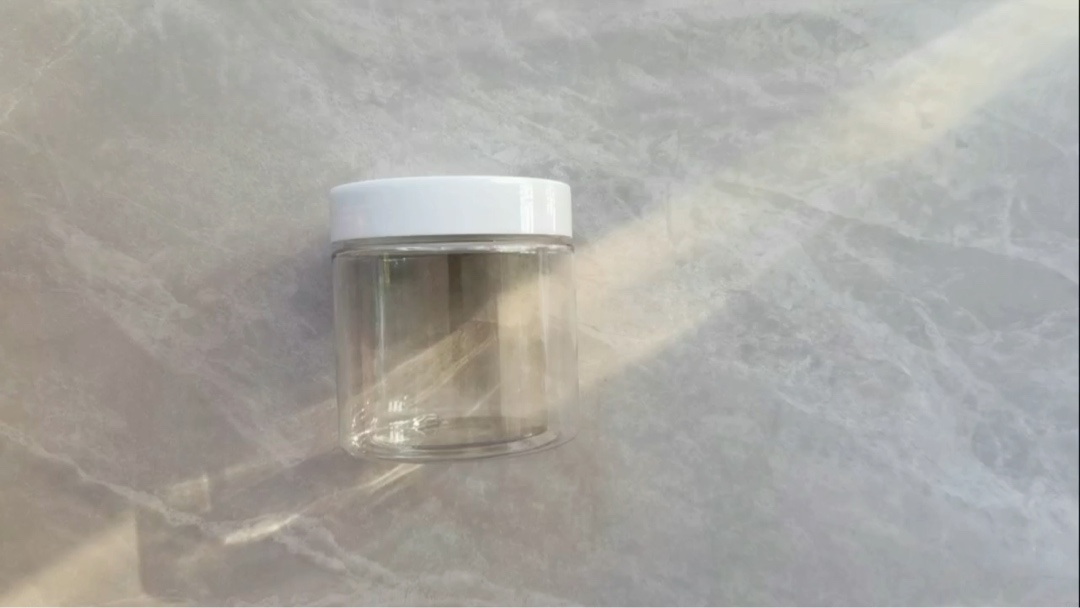 Pot haute transparence, pot PET, pots cosmétiques
