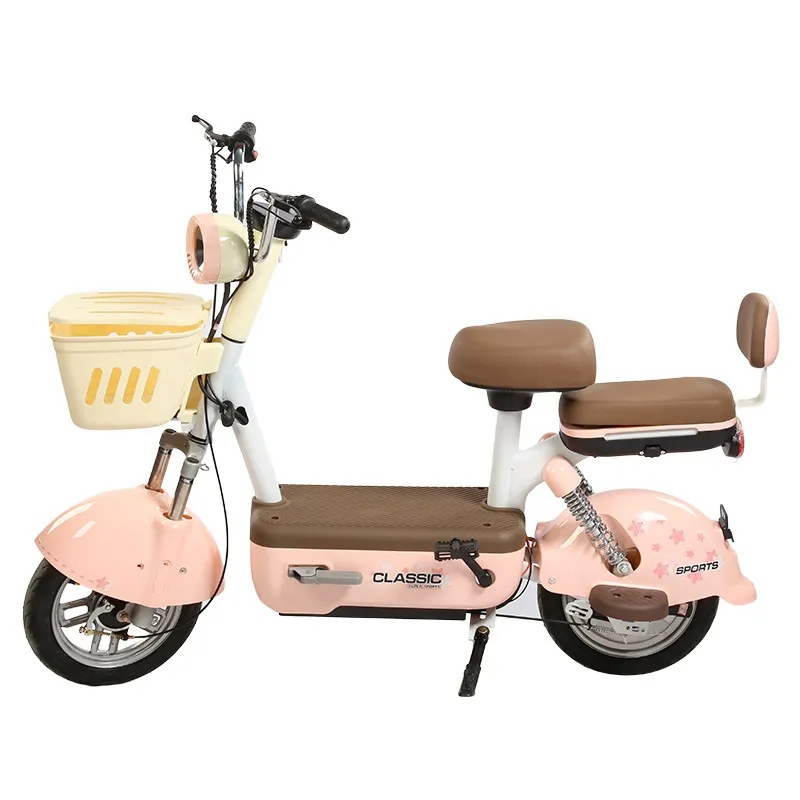 Bicicleta Elétrica Híbrida Padrão UE, Modo Duplo Pedal e Elétrico para Adultos