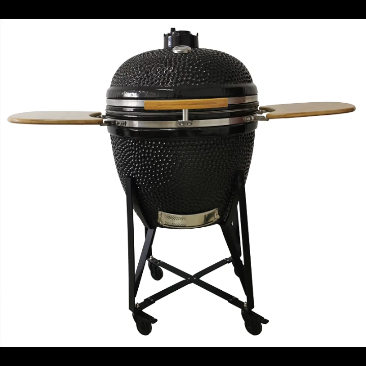 Tragbarer, klappbarer Grillspieß-Ofen für den Außenbereich, komplettes Set mit Holzkohlegrill, Maschenrost, kleiner Grill