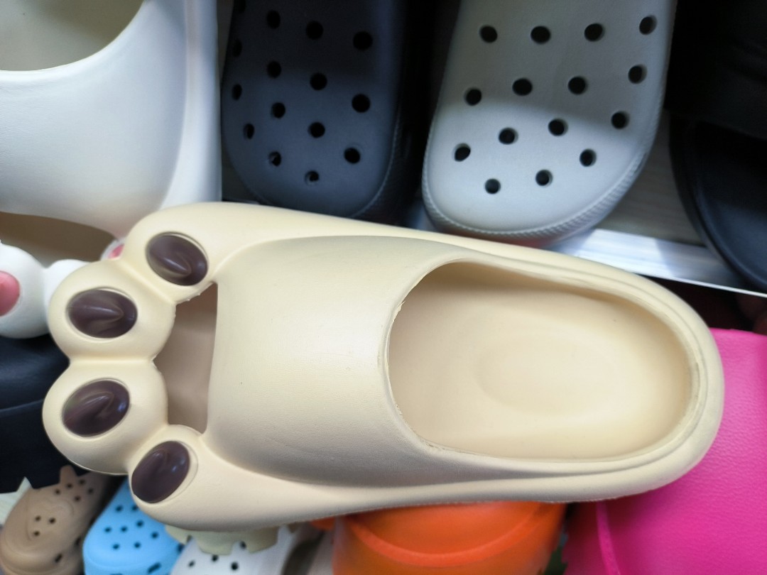 Sandales EVA pour femmes, boucles à double rangée, amples et confortables pour les pieds