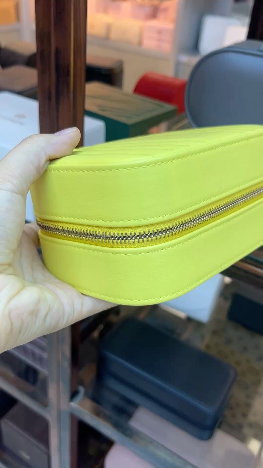 Boîte à Bijoux en Cuir Personnalisée OEM Étui de Rangement de Bijoux pour Cadeau