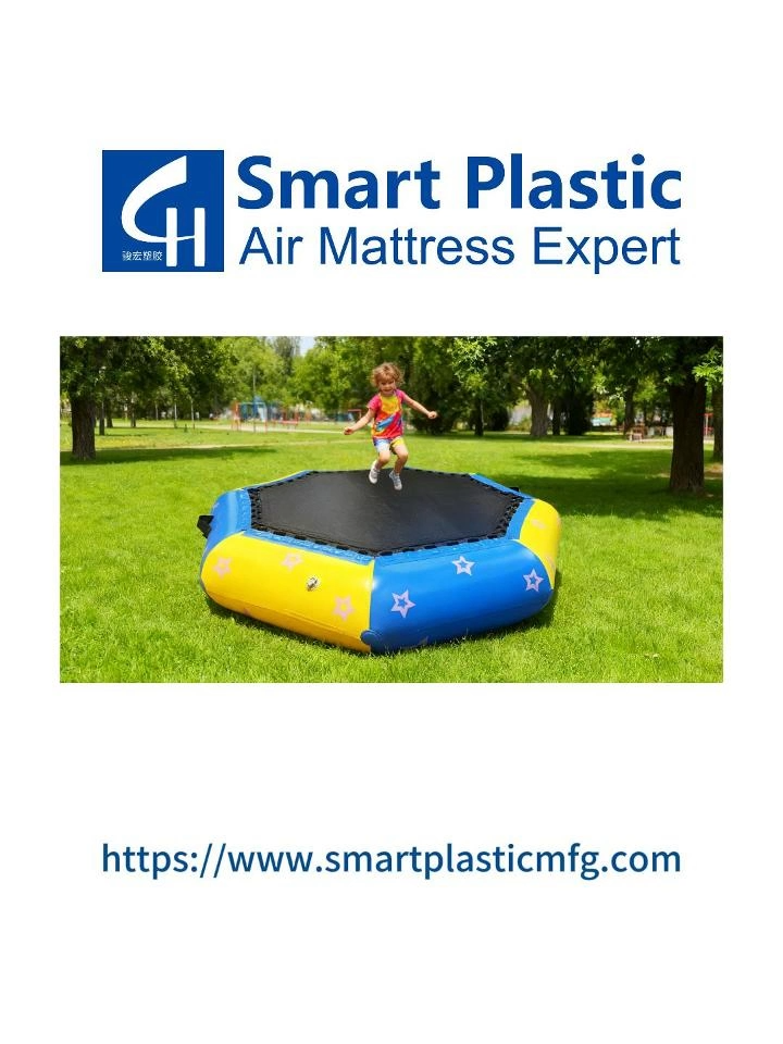 Lit sautant de flottement de trampoline gonflable renforcé portatif de PVC avec l'inflation rapide pour l'usage de famille et commercial