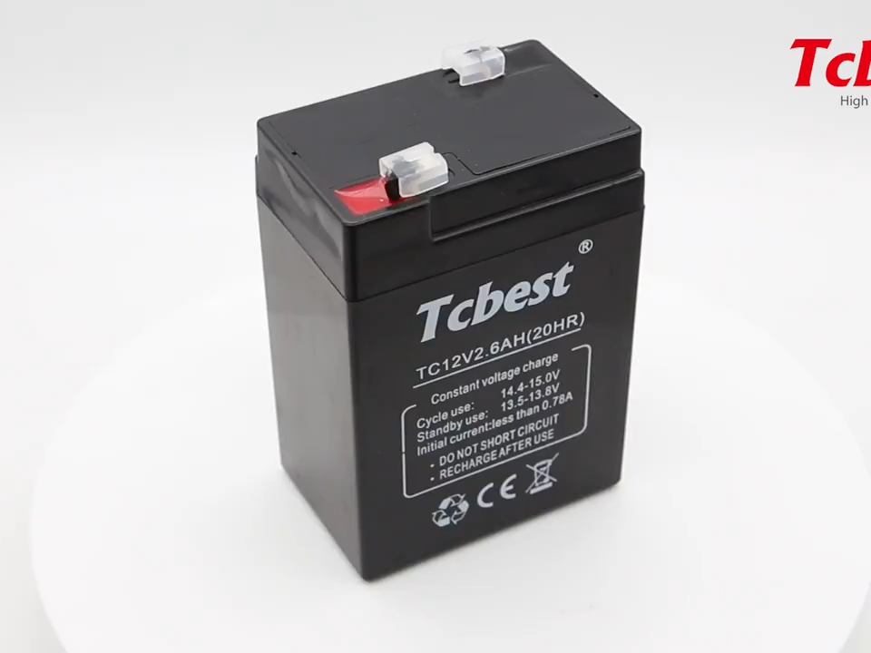 Tcbest Wholesale Deep Cycle 6V/12Ah Lead-Acid Battery for Consumer Electronics Home Appliances Motorcycle/Car Applications