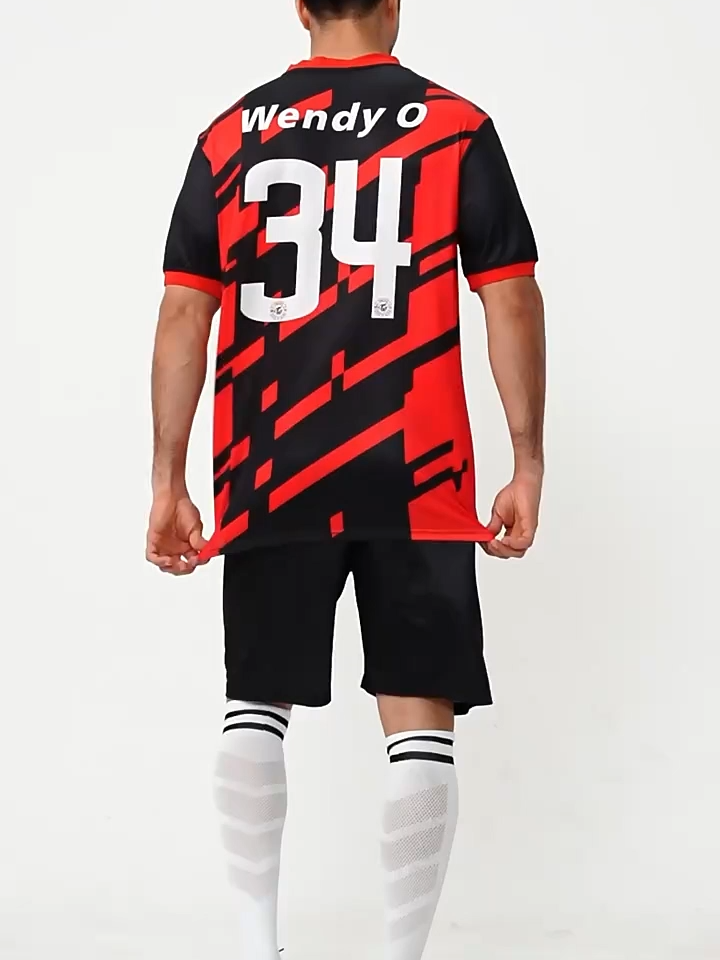 Ensemble de Football Premium Jersey Sublimation Design OEM Personnalisé pour Équipes, Clubs et Académies