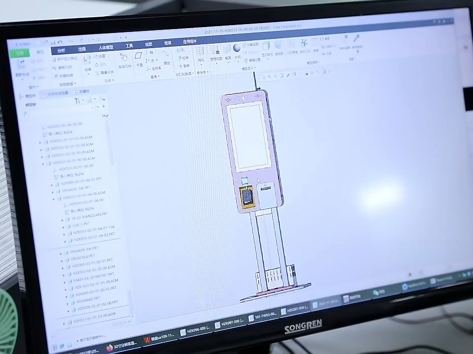 Borne interactive pour bibliothèque publique en direct de l'usine avec lecteur de codes-barres, lecteur RFID et écran tactile anti-vandalisme durable