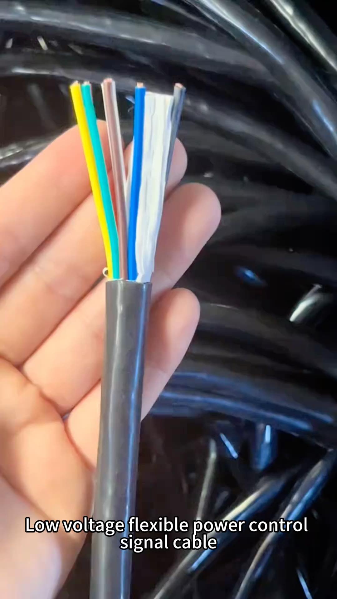 Multi-Core Copper Conductor H05VV-F Flexible Power Cable Power Line Supply Cable For LED Lamp Lighting Automotive